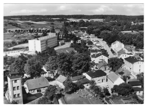 AK, Feldberg Meckl., Teilansicht vom Kirchturm, 1972