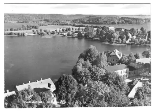 AK, Feldberg Meckl., Teilansicht am Haussee, 1971