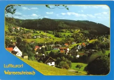 AK, Warmensteinach Fichtelgeb., Teilansicht, um 1985
