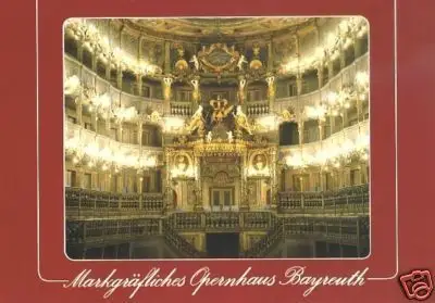 AK, Bayreuth, Opernhaus, Innenansicht, ca. 1988