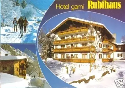 AK, Oberstdorf, Hotel garni Rubihaus, 1987