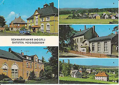 Ansichtskarte Schnarrtanne Vogelsgrün Ferienheim Kinderheim 1977
