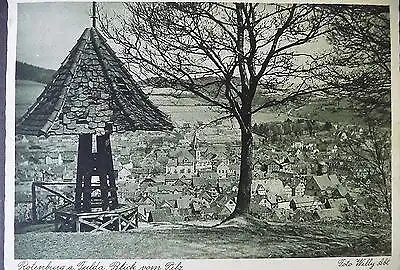 Ansichtskarte Rotenburg a.d. Fulda Blick über die Stadt vom Pilz 1943