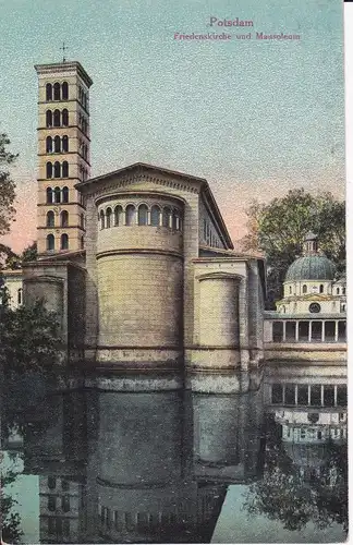 Ansichtskarte Potsdam Friedenskirche ca. 1920