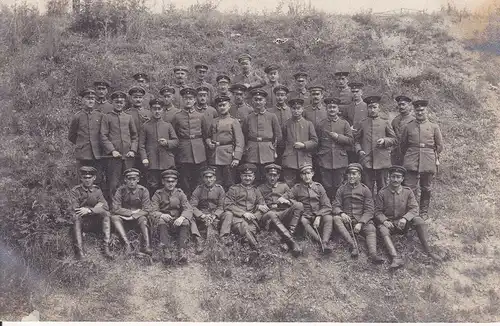 Orig. Foto Soldaten im Felde Gruppenbild Erster Weltkrieg WK I
