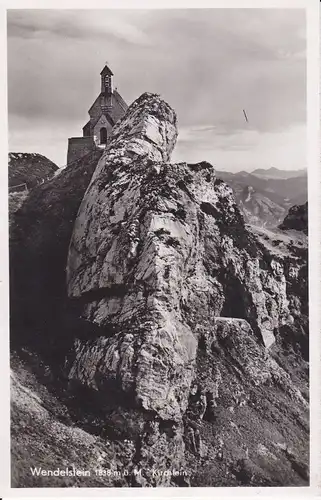 Ansichtskarte Wendelstein Kirchlein Bayerische Alpen Foto ca. 1930
