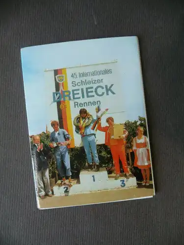 6 Kleinbilder in Umschlag Schleiz / Schleizer Dreieck-Rennen 1979