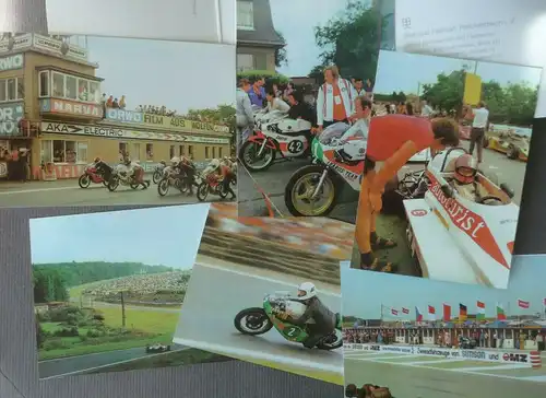 6 Kleinbilder in Umschlag Schleiz / Schleizer Dreieck-Rennen 1979