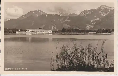 Ansichtskarte Bernau Rasthaus am Chiemsee Foto ca. 1940