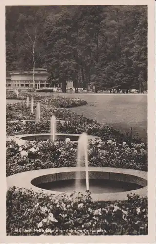 Ansichtskarte Bad Elster Brunnen-Anlagen Kurpark Foto 1940