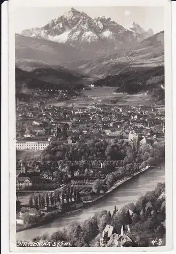 Ansichtskarte Innsbruck Teilansicht Gebirge Foto 1938