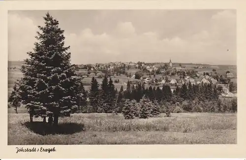 Ansichtskarte Jöhstadt Erzgebirge Gesamtansicht Foto 1956