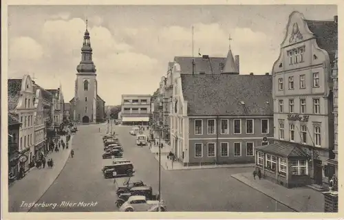 Ansichtskarte Insterburg / Tschernjachowsk Alter Markt ca. 1940