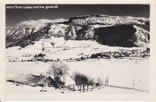 Ansichtskarte Lans-en-Vercors L´hwer Gebirge Winteransicht Foto ca. 1930