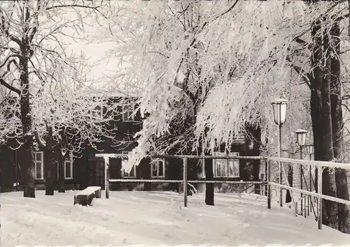Ansichtskarte Walddorf b. Neugersdorf Oberlausitz Kottmarbergbaude im Winter Foto 1968