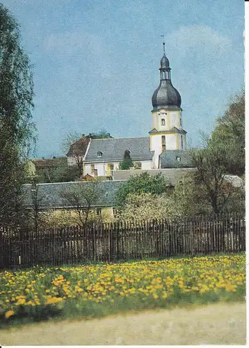 Ansichtskarte Jößnitz Vogtland Kirche 1984