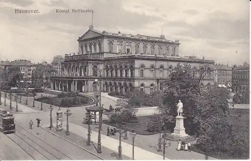 Ansichtskarte Hannover Hoftheater Opernhaus ca. 1910