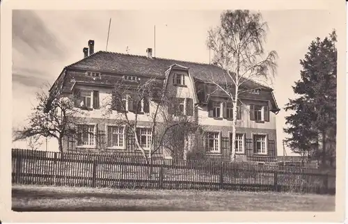 Ansichtskarte Straßberg Vogtland Schule Foto 1957