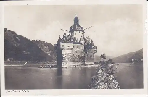 Ansichtskarte Burg Pfalzgrafenstein Pfalz Kaub Rhein Foto ca. 1930