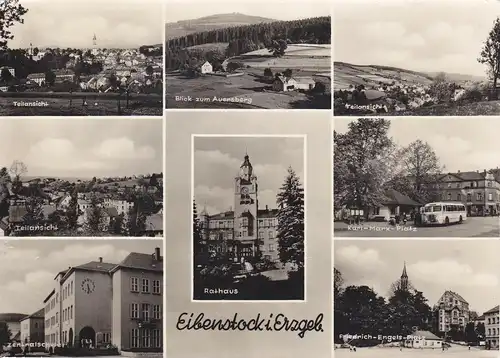 Ansichtskarte Eibenstock Erzgebirge Mehrbildkarte 1965