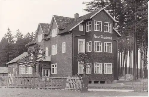 Orig. Foto Finsterbergen Thüringen Haus Ingeborg ca. 1970