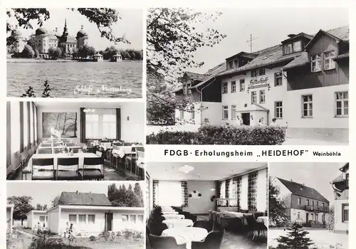Ansichtskarte Weinböhla b. Meißen FDGB-Erholungsheim Heidehof 1969