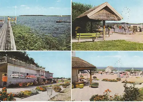 Ansichtskarte Röbel Müritz Urlauberdorf Mehrbildkarte 1975
