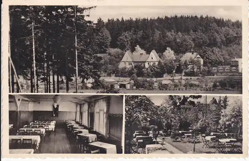 Ansichtskarte Plauen Vogtland Gaststätte Waldesruh Mehrbildkarte / Feldpost 1940