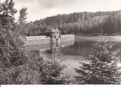 Ansichtskarte Werda Vogtland Talsperre Foto 1984