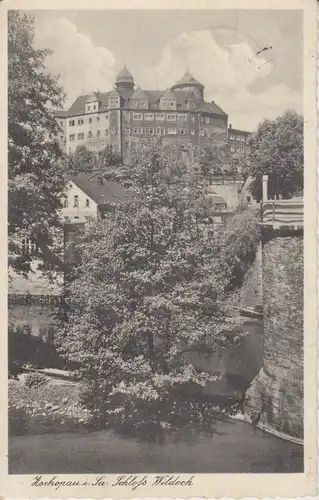 Ansichtskarte Zschopau Schloss Wildeck 1941