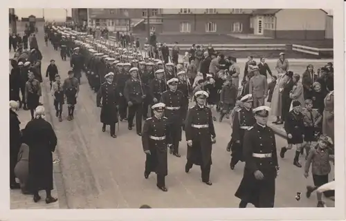 Orig. Foto Westerland Sylt 1.-Mai-Feier Parade Marine Matrosen 1936