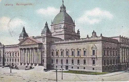 Ansichtskarte Leipzig Reichsgericht 1910