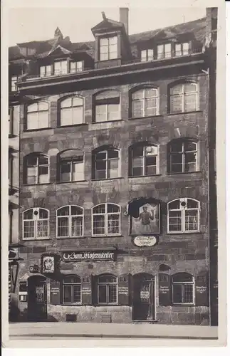 Ansichtskarte Nürnberg Gaststätte Mohrenkeller Foto ca. 1930