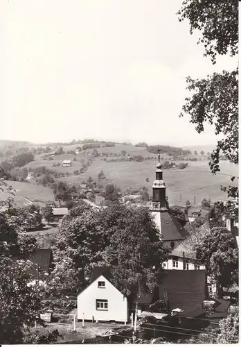 Ansichtskarte Seiffen Erzgebirge Teilansicht Kirche Foto 1973