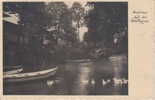Ansichtskarte Cruttinen Kruttinen / Krutyń Cruttina Boote Foto 1939