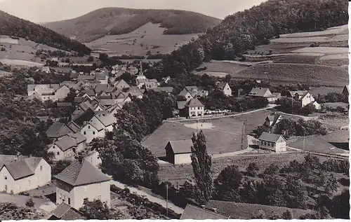 Ansichtskarte Schnellbach Floh-Seligenthal b. Schmalkalden Ortsansicht Foto 1961