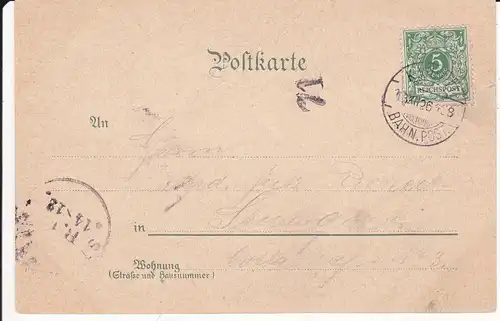 Ansichtskarte Villingen V.-Schwenningen Gesamtansicht Romäus Farblitho ca. 1900