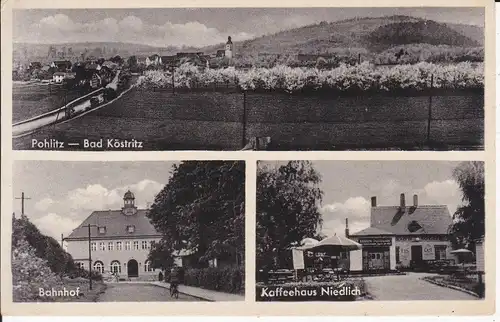 Ansichtskarte Pohlitz b. Bad Köstritz Mehrbildkarte ca. 1940