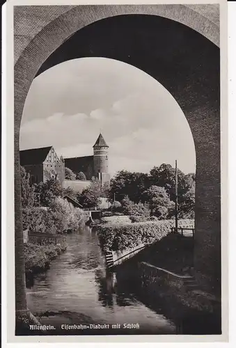 Ansichtskarte Allenstein / Olsztyn Blick auf Schloss Foto ca. 1930