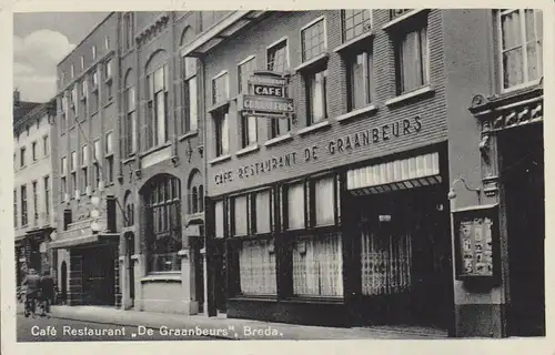 Ansichtskarte Breda Niederlande Café Restaurant "De Graanbeurs"