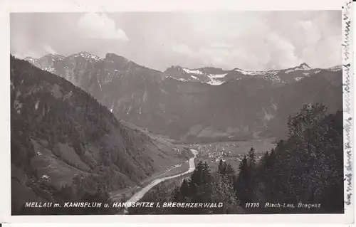 Ansichtskarte Mellau Kanisfluh Bregenzer Wald Foto 1942