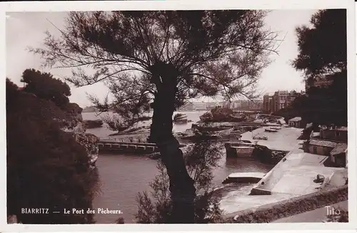 Ansichtskarte Biarritz Port des Pecheurs Foto ca. 1940