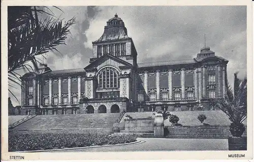 Ansichtskarte Stettin / Szczecin Museum 1941