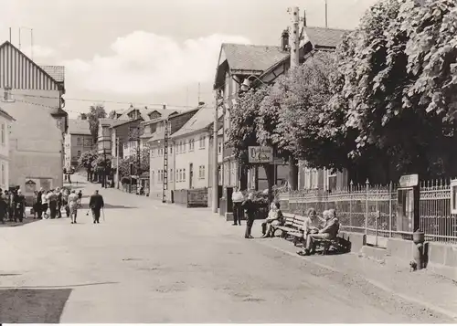 Ansichtskarte Finsterbergen Wilhelm-Pieck-Str. Volkshaus zur Linde Foto 1972
