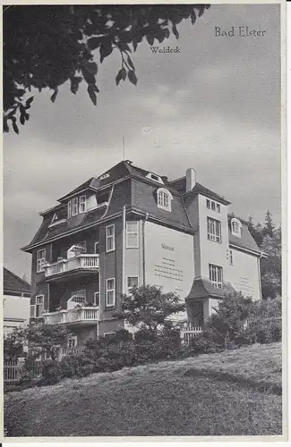 Ansichtskarte Bad Elster Haus Waldeck 1941