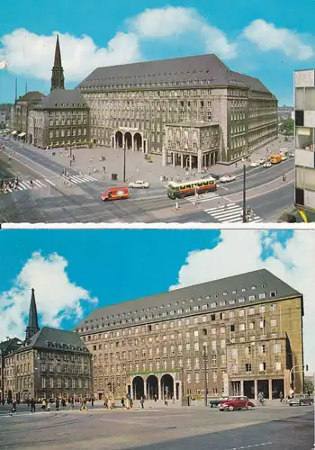 2 Ansichtskarte Bochum Rathaus 1967/1972
