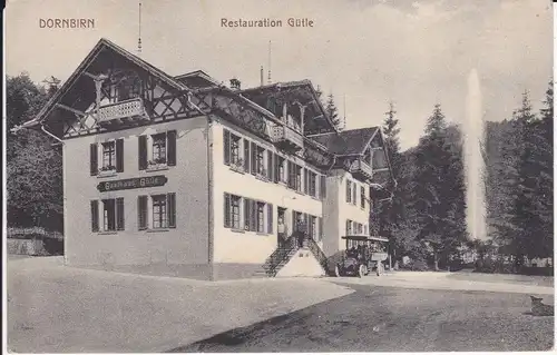 Ansichtskarte Dornbirn Gasthof Restauration Gütle 1927