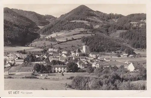 Ansichtskarte St. Veit a.d. Gölsen Gesamtansicht Foto ca. 1940