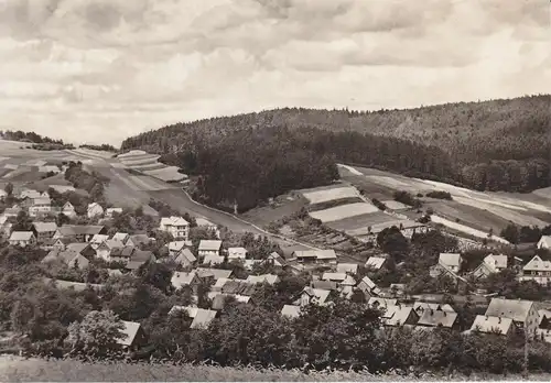 Ansichtskarte Schmerbach b. Waltershausen Thüringen Gesamtansicht Foto 1966