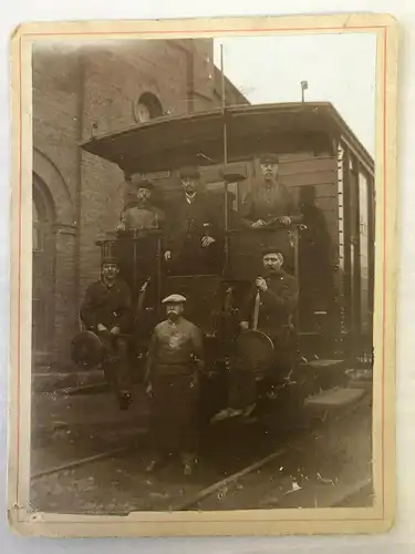 Ansichtskarte Eisenbahn Bahnhof - um 1890